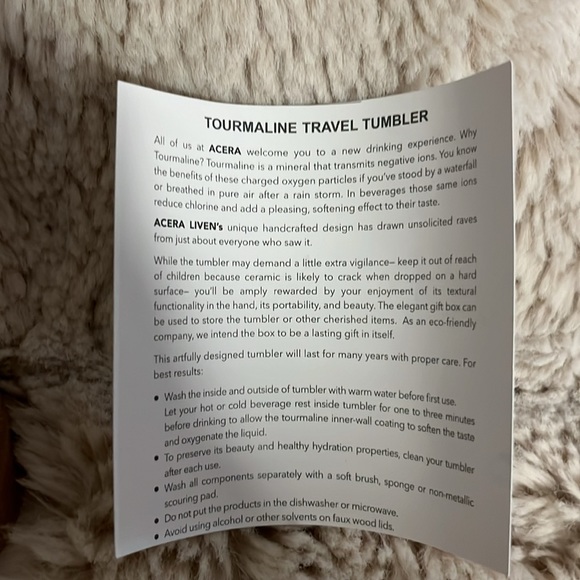 Acera Saks Fifth Avenue Tourmaline Tumbler - Picture 5 of 6